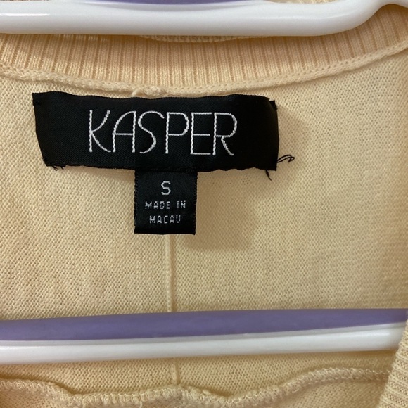 Vintage Pale Yellow Short Sleeve Top - Picture 2 of 2